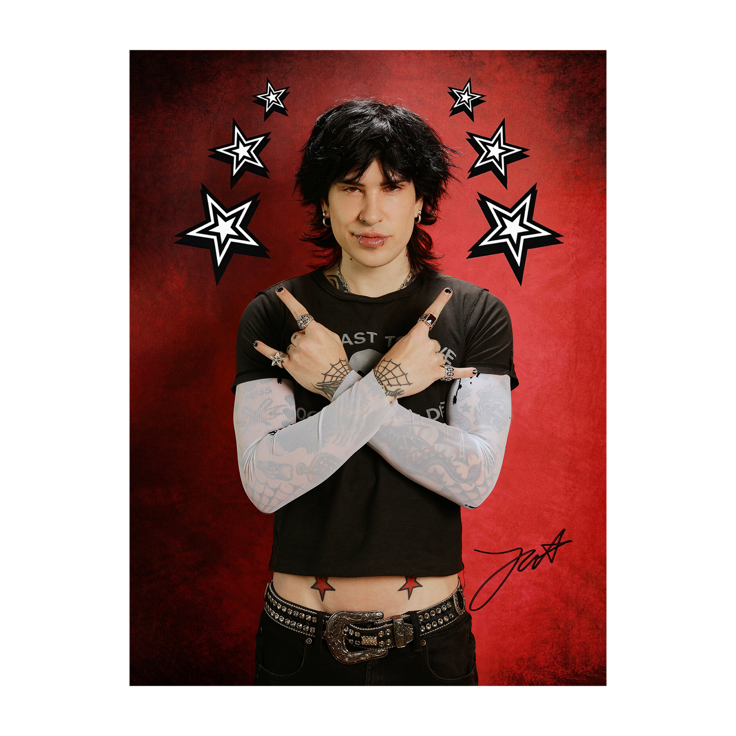 Jake Webber - Stars Signed Poster
