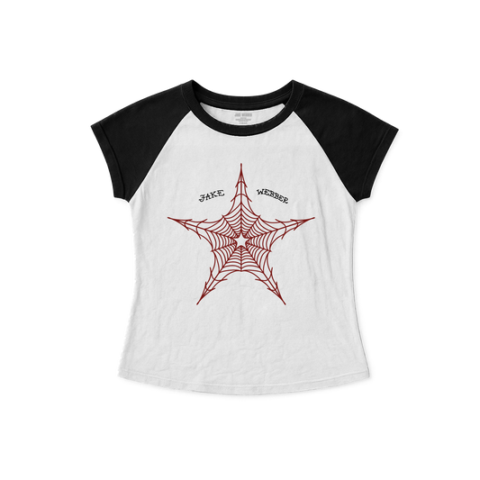 Spiderweb Raglan Tee